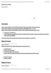Requests for abortion drugs increase in Latin America after Zika warnings | American Pharmacists Association.pdf