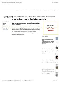 Abortusboot voor anker bij Guatemala - Reformatorisch Dagblad