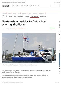 Guatemala army blocks Dutch boat offering abortions - BBC News.pdf