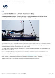 Guatemala blocks Dutch ′abortion ship′ | News | DW.COM | 24.02.2017.pdf