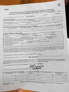 Temporary import license Guatemala