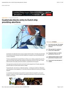 Guatemala blocks entry to Dutch ship providing abortions | Reuters.pdf