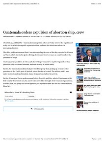 Guatemala orders expulsion of abortion ship, crew | News OK.pdf