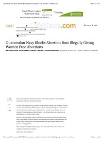 Guatemalan Navy Blocks Abortion Boat Illegally Giving Women Free Abortions | LifeNews.com.pdf
