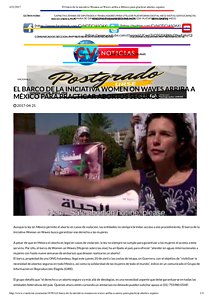 CV Noticias El barco de la iniciativa Women on Waves arriba a México para practicar abortos seguros.pdf