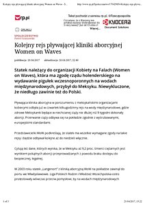 Mexico-Kolejny rejs pływającej kliniki aborcyjnej Women on Waves - Społeczeństwo - rp.pdf