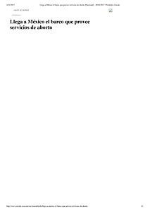 zocalo Llega a México el barco que provee servicios de aborto [Nacional] - 20_04_2017 _ Periódico Zócalo.pdf