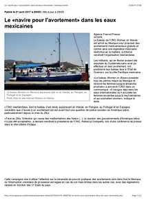 Le «navire pour l'avortement» dans les eaux mexicaines | Amérique latine.pdf