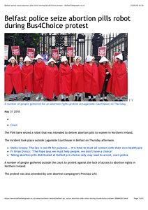 Belfast police seize abortion pills robot during Bus4Choice protest - BelfastTelegraph.co.uk.pdf