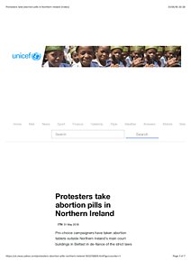 Protesters take abortion pills in Northern Ireland [Video].pdf