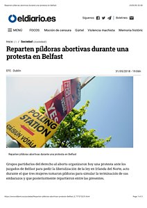 Reparten píldoras abortivas durante una protesta en Belfast.pdf