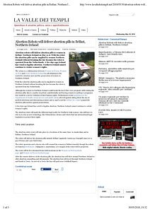 Abortion Robots will deliver abortion pills in Belfast, Northern Ireland - La Valle dei Templi.pdf