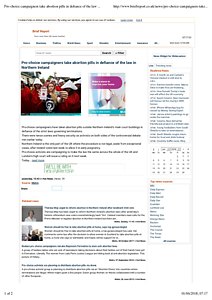 Pro-choice campaigners take abortion pills in defiance of the law in Northern Ireland.pdf