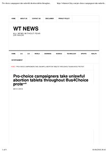 Pro-choice campaigners take unlawful abortion tablets throughout Bus4Choice protest.pdf