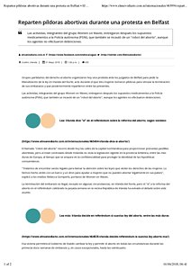 Reparten píldoras abortivas durante una protesta en Belfast • El Nuevo Diario.pdf