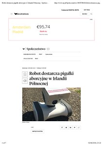 Robot dostarcza pigułki aborcyjne w Irlandii Północnej - Społeczeństwo - rp.pdf