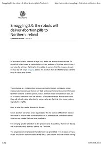 Smuggling 2.0: the robots will deliver abortion pills to Northern Ireland | NewsWorld.pdf