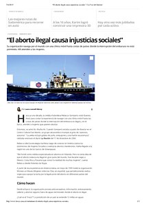 La Voz del Interior - “El aborto ilegal causa injusticias sociales”.pdf