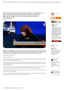 M. Prokop-Paczkowska w Polsat News_ „Z prawem nie łączy się obowiązek stosowania antykoncepcji czy aborcji. Jest ogromna różnica między prawem a obowiązkiem.pdf