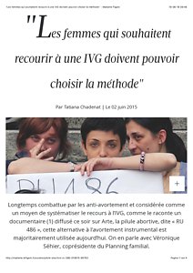 Madame Figaro - Les femmes qui souhaitent recourir à une IVG doivent pouvoir choisir la méthode.pdf