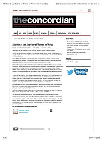 Abortion at sea, the story of Women on Waves | The Concordian.pdf