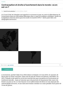 Contraception et droits à l'avortement dans le monde : les Irlandais votent pour un référendum histo 2018.pdf