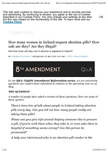 How many women in Ireland request abortion pills? How safe are they? Are they illegal?2018.pdf