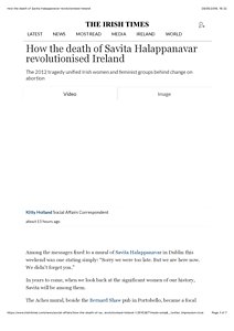 How the death of Savita Halappanavar revolutionised Ireland.pdf