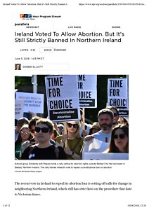 Ireland Voted To Allow Abortion. But It's Still Strictly Banned In Northern Ireland : Parallels : NPR.pdf