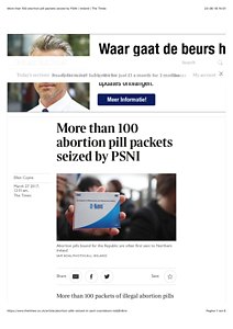 More than 100 abortion pill packets seized by PSNI | Ireland | The Times.pdf