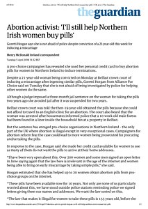 Abortion activist_ 'I'll still help Northern Irish women buy pills' _ UK news _ The Guardian.pdf