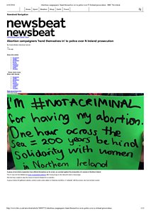Abortion campaigners 'hand themselves in' to police over N Ireland prosecution - BBC Newsbeat.pdf