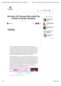 Vessel Movie Rebecca Gomperts Women On Waves Abortion.pdf