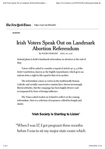 Irish Voters Speak Out on Landmark Abortion Referendum - The New York Times.pdf