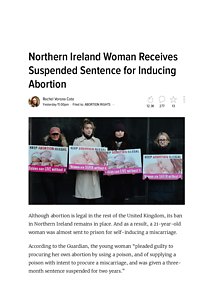 Northern Ireland Woman Receives Suspended Sentence for Inducing Abortion.pdf