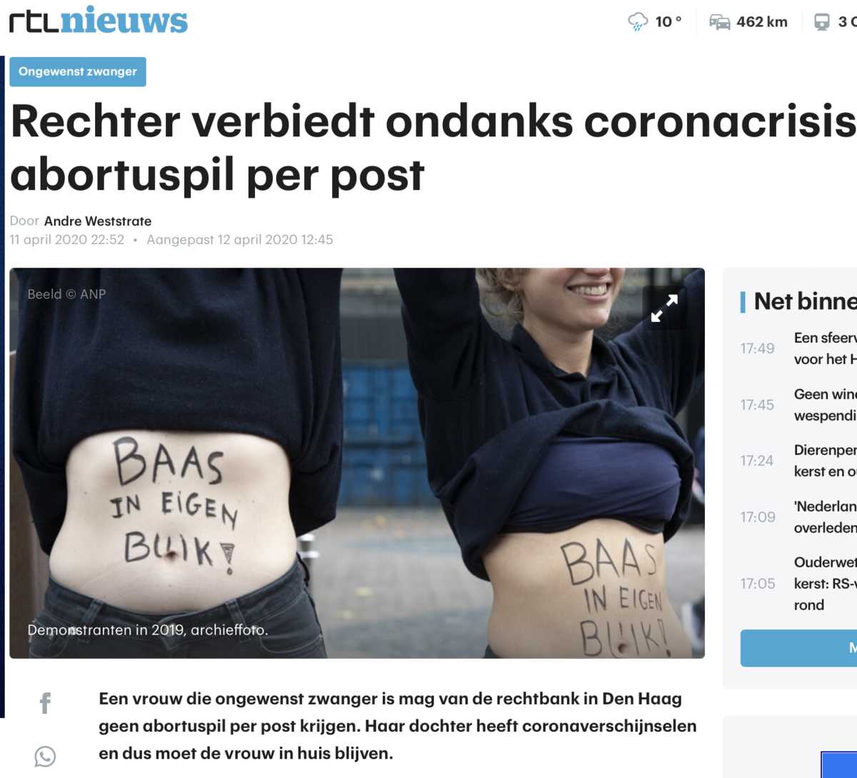 uitspraak corona rechtzaak