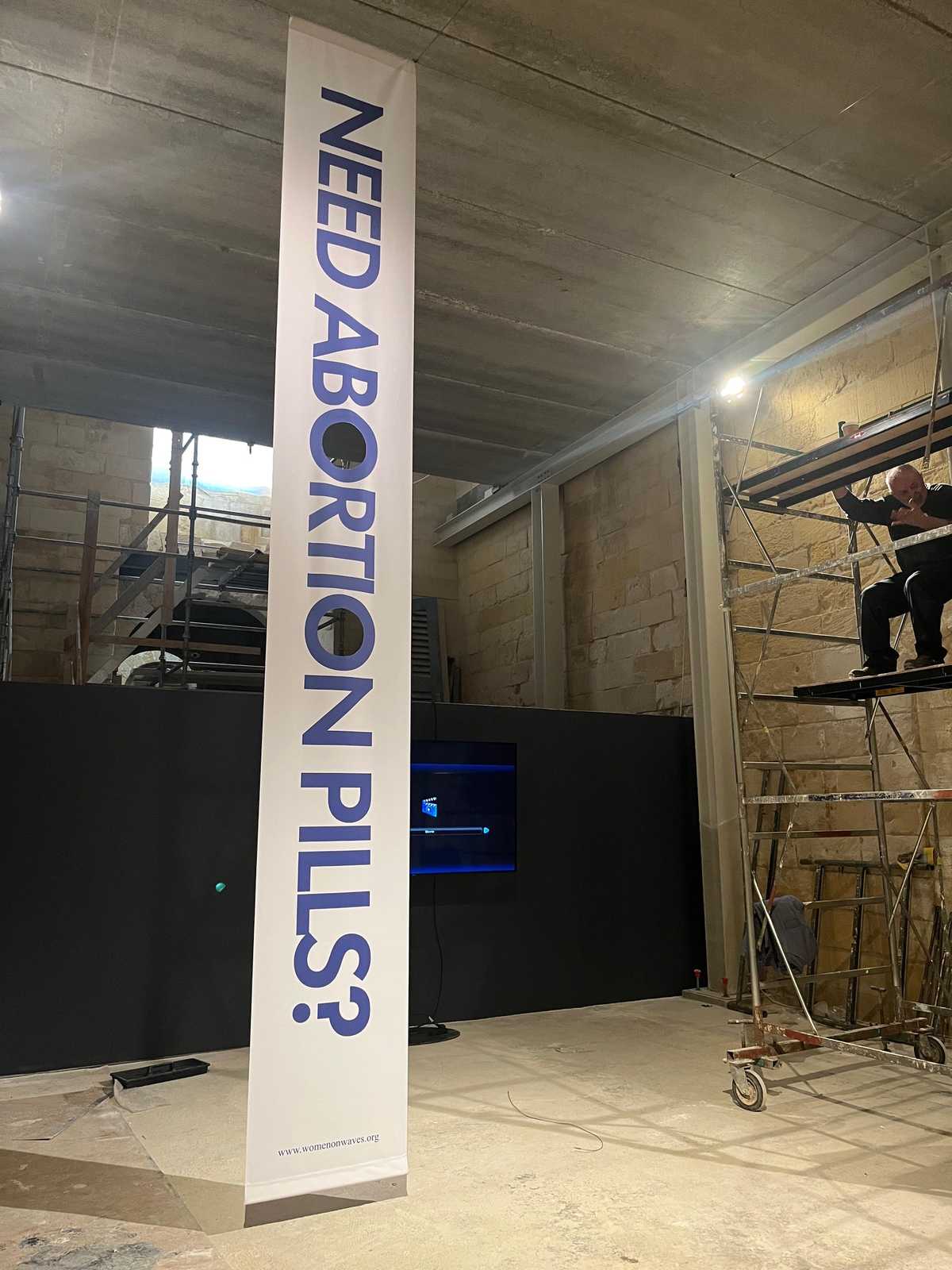 Abortion pills banner first version english